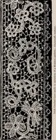 An illustration from A history of hand-made lace : dealing with the origin of lace, the growth of the great lace centres, the mode of manufacture, the methods of distinguishing and the care of various kinds of lace (1900)