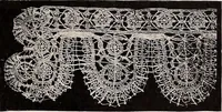 An illustration from A history of hand-made lace : dealing with the origin of lace, the growth of the great lace centres, the mode of manufacture, the methods of distinguishing and the care of various kinds of lace (1900)