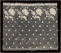 An illustration from A history of hand-made lace : dealing with the origin of lace, the growth of the great lace centres, the mode of manufacture, the methods of distinguishing and the care of various kinds of lace (1900)