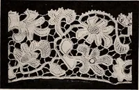 An illustration from A history of hand-made lace : dealing with the origin of lace, the growth of the great lace centres, the mode of manufacture, the methods of distinguishing and the care of various kinds of lace (1900)