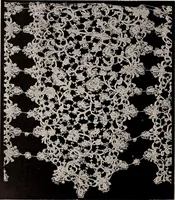 An illustration from A history of hand-made lace : dealing with the origin of lace, the growth of the great lace centres, the mode of manufacture, the methods of distinguishing and the care of various kinds of lace (1900)