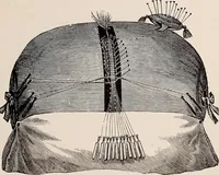 An illustration from A history of hand-made lace : dealing with the origin of lace, the growth of the great lace centres, the mode of manufacture, the methods of distinguishing and the care of various kinds of lace (1900)