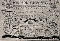 An illustration from A history of hand-made lace : dealing with the origin of lace, the growth of the great lace centres, the mode of manufacture, the methods of distinguishing and the care of various kinds of lace (1900)