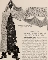 An illustration from A history of hand-made lace : dealing with the origin of lace, the growth of the great lace centres, the mode of manufacture, the methods of distinguishing and the care of various kinds of lace (1900)