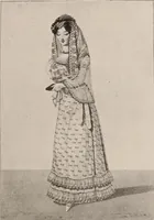 An illustration from A history of hand-made lace : dealing with the origin of lace, the growth of the great lace centres, the mode of manufacture, the methods of distinguishing and the care of various kinds of lace (1900)