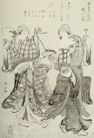 An illustration from A history of Japanese colour -prints (1910)