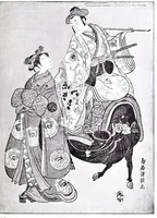 An illustration from A history of Japanese colour-prints (1920)