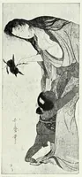 An illustration from A history of Japanese colour-prints (1920)