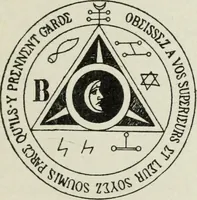 An illustration from The history of magic : including a clear and precise exposition of its procedure, its rites and its mysteries (1922)