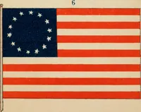 An illustration from History of the national flag of the United States of America (1852)