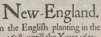An illustration from A history of New-England. : From the English planting in the yeere 1628. untill the yeere 1652. Declaring the form of their government, civill, military, and ecclesiastique. Their wars with the Indians, their troubles with the Gortonists, and other heretiques. Their manner of gathering of churches, the commodities of the country, and description of the principall towns and havens, with the great encouragements to increase trade betwixt them and old England. With the names of all their governours, magistrates, and eminent ministers (1654)