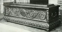 An illustration from A history of oak furniture (1920)