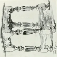 An illustration from A history of oak furniture (1920)