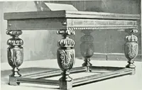 An illustration from A history of oak furniture (1920)