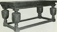 An illustration from A history of oak furniture (1920)
