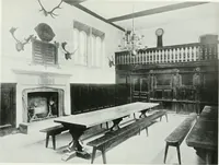 An illustration from A history of oak furniture (1920)