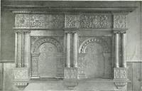 An illustration from A history of oak furniture (1920)