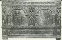 An illustration from A history of oak furniture (1920)
