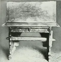 An illustration from A history of oak furniture (1920)