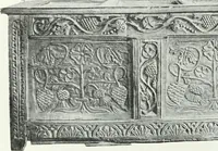 An illustration from A history of oak furniture (1920)