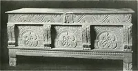 An illustration from A history of oak furniture (1920)