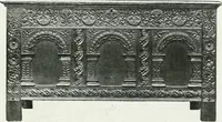 An illustration from A history of oak furniture (1920)