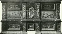 An illustration from A history of oak furniture (1920)