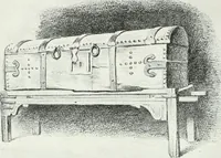 An illustration from A history of oak furniture (1920)