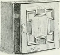An illustration from A history of oak furniture (1920)