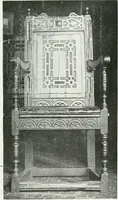 An illustration from A history of oak furniture (1920)