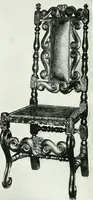 An illustration from A history of oak furniture (1920)
