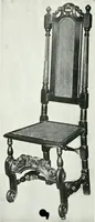 An illustration from A history of oak furniture (1920)