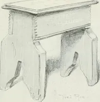 An illustration from A history of oak furniture (1920)