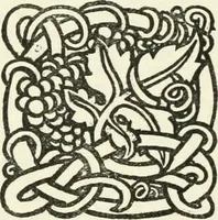 An illustration from A history of oak furniture (1920)