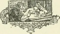 An illustration from A history of oak furniture (1920)