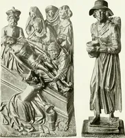 An illustration from A history of oak furniture (1920)