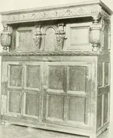 An illustration from A history of oak furniture (1920)