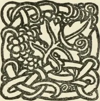 An illustration from A history of oak furniture (1920)