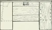 An illustration from A history of oak furniture (1920)