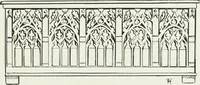 An illustration from A history of oak furniture (1920)