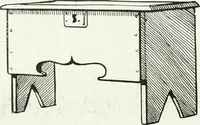 An illustration from A history of oak furniture (1920)