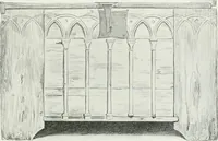 An illustration from A history of oak furniture (1920)
