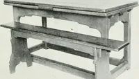 An illustration from A history of oak furniture (1920)