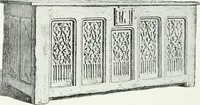 An illustration from A history of oak furniture (1920)