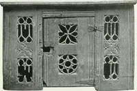 An illustration from A history of oak furniture (1920)