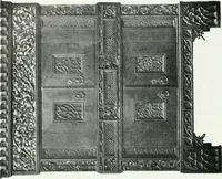 An illustration from A history of oak furniture (1920)