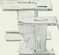 An illustration from A history of oak furniture (1920)