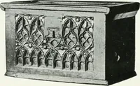 An illustration from A history of oak furniture (1920)