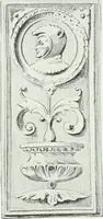 An illustration from A history of oak furniture (1920)