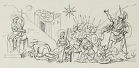 An illustration from The history of Our Lord as exemplified in works of art: with that of His types; St. John the Baptist; and other persons of the Old and New Testament (1864)